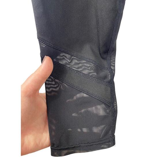 Adrienne Vittadini 1X Compression Leggings Black High Rise Waist Pockets Active - Picture 7 of 7